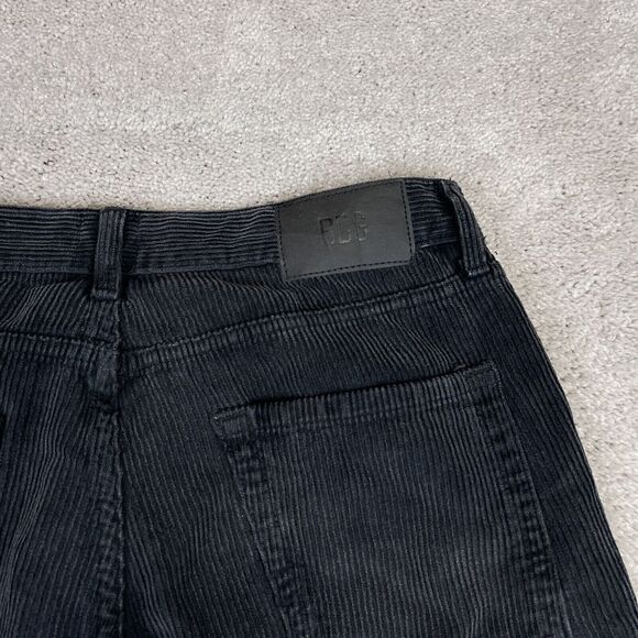BDG Pants Womens 32 Gray Corduroy Dad Fit High Rise Button‎ Fly Cotton Cords - Picture 11 of 13